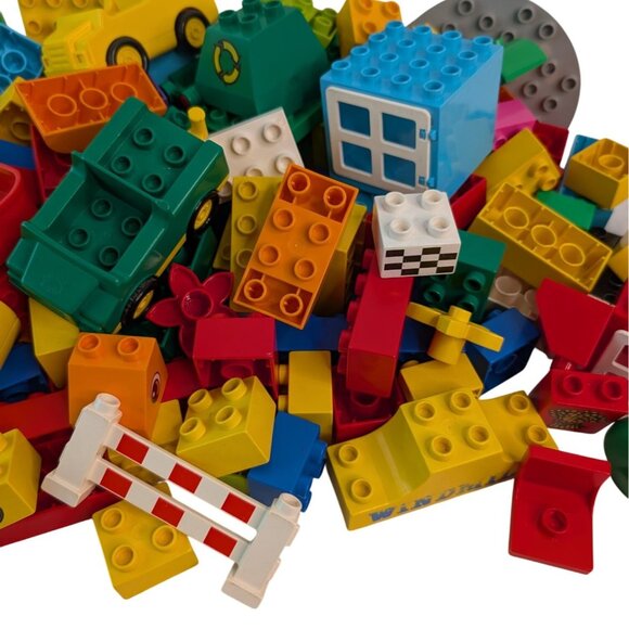 Lego Duplo Building Blocks Replacement Parts Bricks Cars Boat Windmill Lot 4lbs+ - Picture 6 of 11